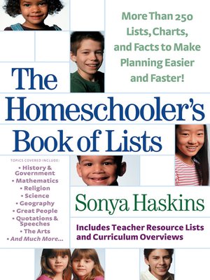 cover image of The Homeschooler's Book of Lists